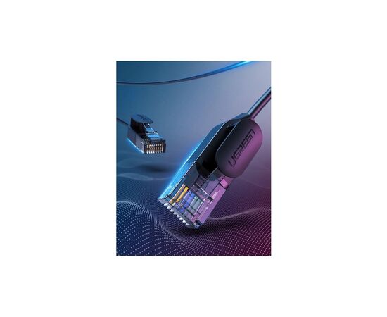 Патч-корд 10м UTP cat 6A Pure Copper Ethernet Cable OD2.8 NW122 Black Ugreen (70656), изображение 4