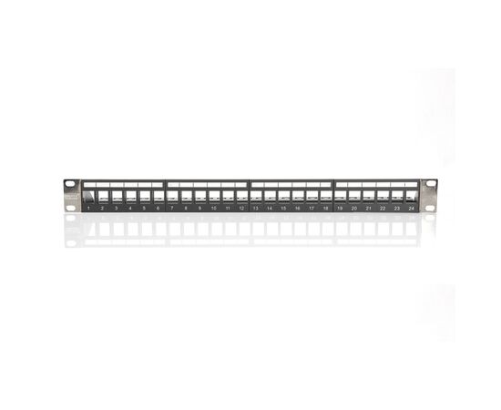 Патч-панель 19" 1U 24 порта наборная Kyestone Digitus (DN-91411-LF), изображение 3