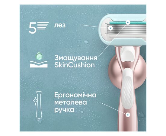 Сменные кассеты Gillette Venus Pro Smooth Sensitive 3 шт. (8700216968928), изображение 3