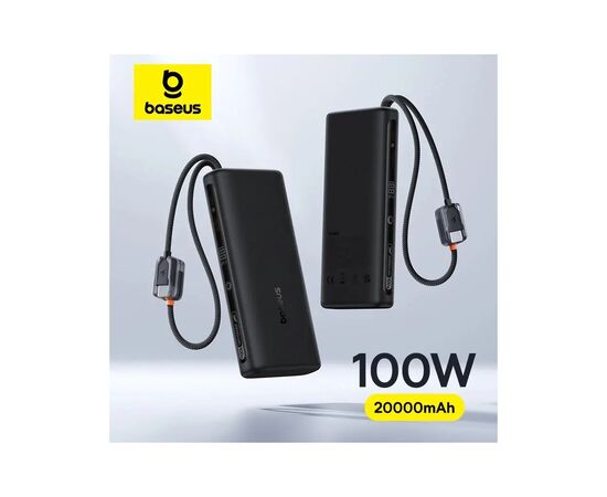 Батарея универсальная Baseus 25000mAh EnerFill FC41 145W, PD/3.1, QC/4.0, Black (E0028H01), изображение 5