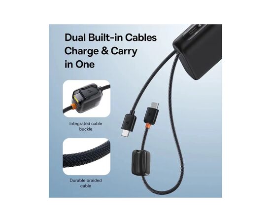 Батарея универсальная Baseus 25000mAh EnerFill FC41 145W, PD/3.1, QC/4.0, Black (E0028H01), изображение 6