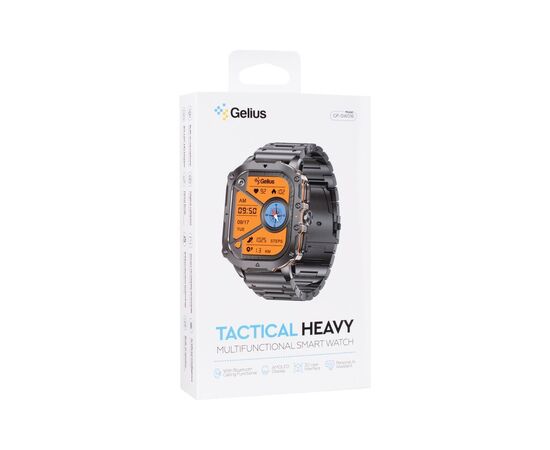 Смарт-годинник Gelius Tactical Heavy (GP-SW016) Black Chrome (2099901019097), зображення 11