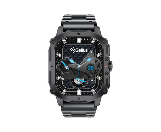 Смарт-годинник Gelius Tactical Heavy (GP-SW016) Black Chrome (2099901019097), зображення 2