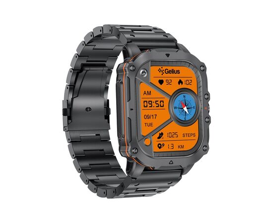 Смарт-годинник Gelius Tactical Heavy (GP-SW016) Black Chrome (2099901019097), зображення 6