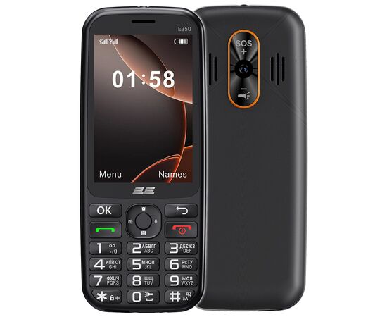 Мобільний телефон 2E E350 Black (694743656879)