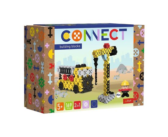 Конструктор Trefl Connect 2 в 1, 169 деталей (5900511619713), зображення 6