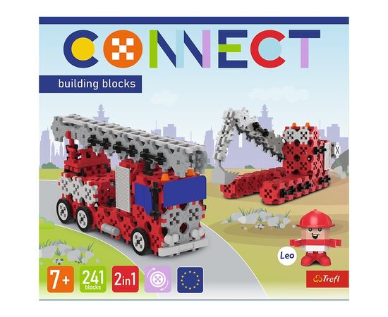 Конструктор Trefl Connect 2 в 1, 241 деталь (5900511619720), зображення 5
