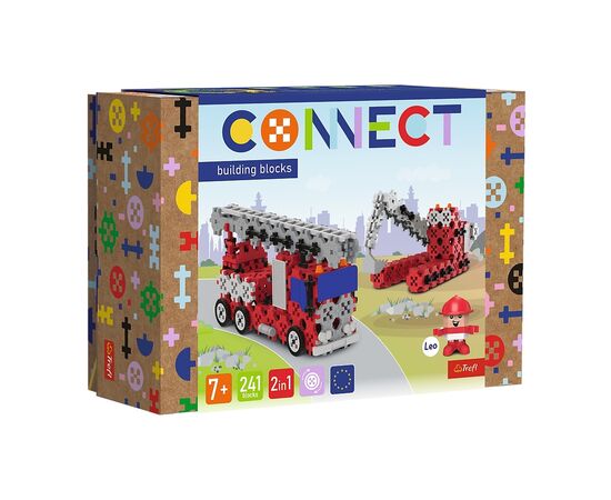 Конструктор Trefl Connect 2 в 1, 241 деталь (5900511619720), зображення 6