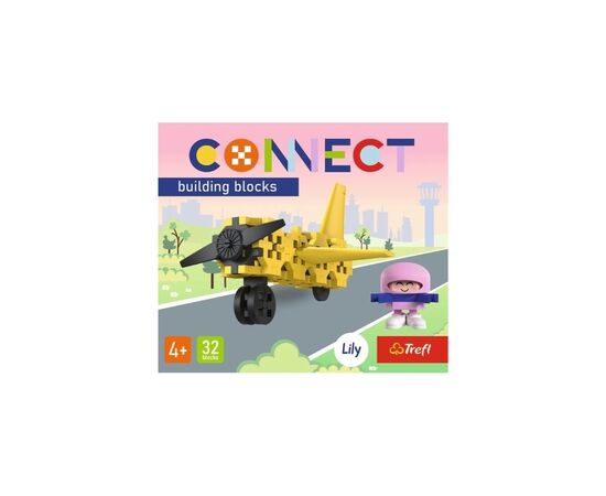 Конструктор Trefl Connect Самолет 32 детали (5900511620429), изображение 5