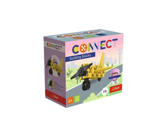 Конструктор Trefl Connect Самолет 32 детали (5900511620429)