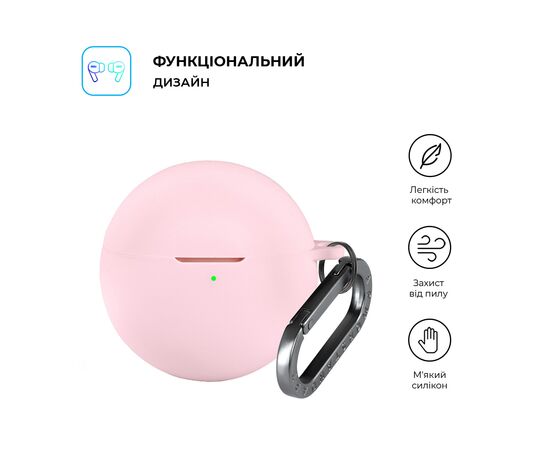 Чехол для наушников Armorstandart Hang Case для Huawei FreeBuds 7i Pink (ARM90049), изображение 2