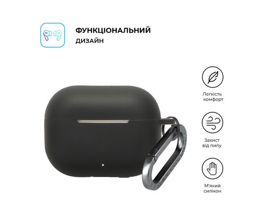 Чехол для наушников Armorstandart Hang Case для Huawei FreeBuds SE 4 Black (ARM90051), изображение 2
