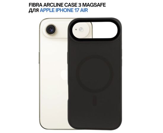 Чохол до мобільного телефона BeCover FIBRA ArcLine MagSafe Apple iPhone 17 Air Black (715375), зображення 7
