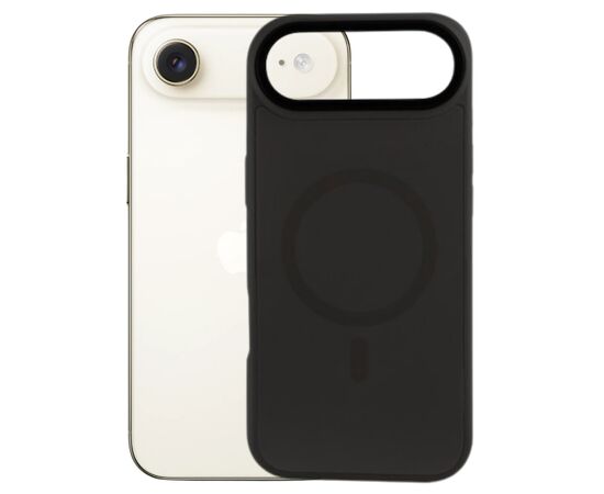 Чохол до мобільного телефона BeCover FIBRA ArcLine MagSafe Apple iPhone 17 Air Black (715375)