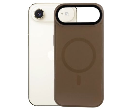 Чохол до мобільного телефона BeCover FIBRA ArcLine MagSafe Apple iPhone 17 Air Brown (715376)