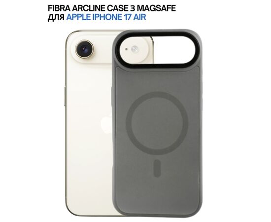 Чохол до мобільного телефона BeCover FIBRA ArcLine MagSafe Apple iPhone 17 Air Gray (715377), зображення 7