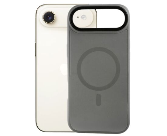 Чохол до мобільного телефона BeCover FIBRA ArcLine MagSafe Apple iPhone 17 Air Gray (715377)