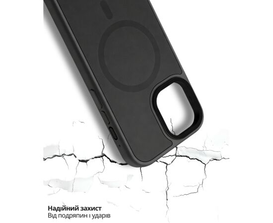 Чохол до мобільного телефона BeCover FIBRA ArcLine MagSafe Apple iPhone 17 Black (715372), зображення 5