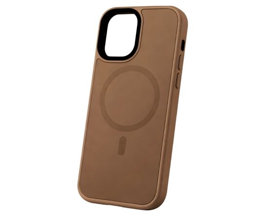 Чохол до мобільного телефона BeCover FIBRA ArcLine MagSafe Apple iPhone 17 Brown (715373), зображення 4
