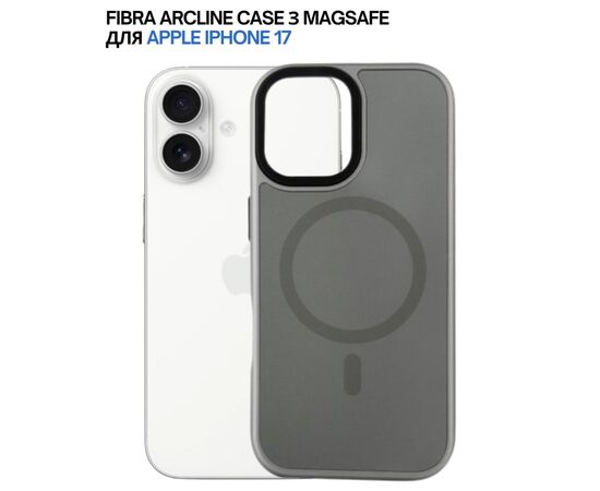 Чохол до мобільного телефона BeCover FIBRA ArcLine MagSafe Apple iPhone 17 Gray (715374), зображення 7