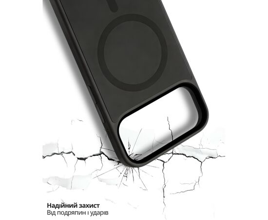 Чохол до мобільного телефона BeCover FIBRA ArcLine MagSafe Apple iPhone 17 Pro Black (715381), зображення 7