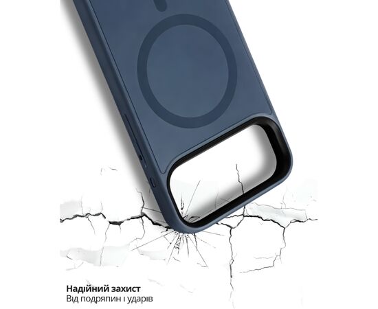 Чохол до мобільного телефона BeCover FIBRA ArcLine MagSafe Apple iPhone 17 Pro Blue (715382), зображення 5