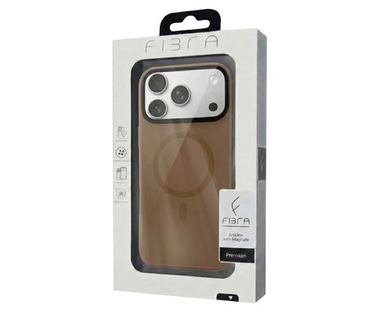 Чохол до мобільного телефона BeCover FIBRA ArcLine MagSafe Apple iPhone 17 Pro Brown (715383), зображення 5