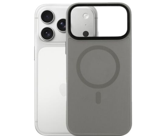 Чохол до мобільного телефона BeCover FIBRA ArcLine MagSafe Apple iPhone 17 Pro Gray (715384)