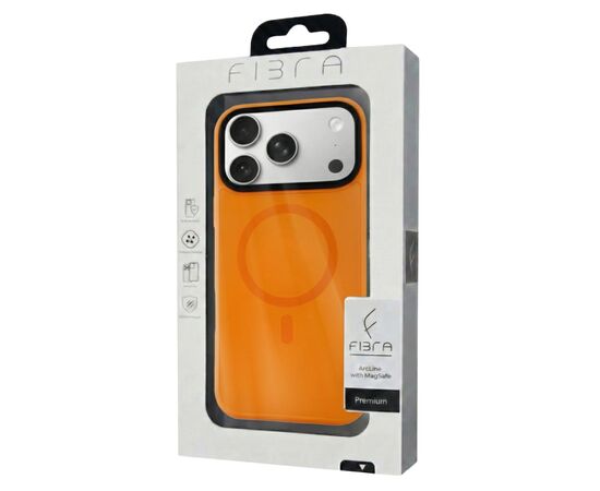 Чохол до мобільного телефона BeCover FIBRA ArcLine MagSafe Apple iPhone 17 Pro Orange (715385), зображення 6