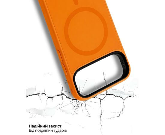 Чохол до мобільного телефона BeCover FIBRA ArcLine MagSafe Apple iPhone 17 Pro Orange (715385), зображення 7