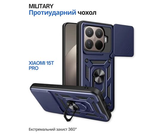 Чохол до мобільного телефона BeCover Military Xiaomi 15T Pro Blue (715399), зображення 5