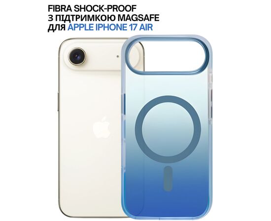 Чохол до мобільного телефона BeCover FIBRA Shock-Proof MagSafe Apple iPhone 17 Air Blue (715451), зображення 4