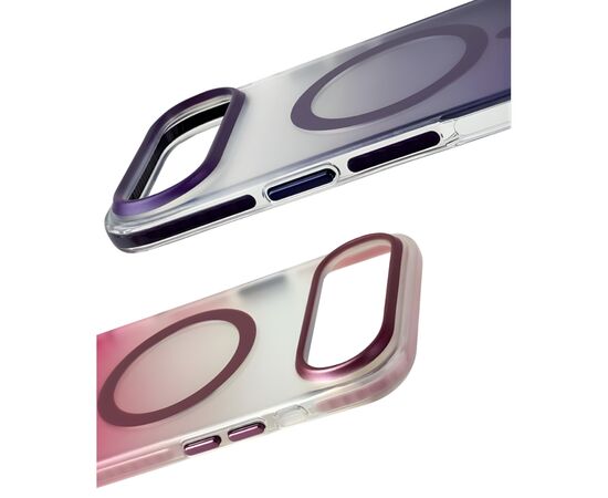 Чохол до мобільного телефона BeCover FIBRA Shock-Proof MagSafe Apple iPhone 17 Air Deep Purple (715453), зображення 5