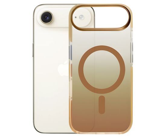 Чохол до мобільного телефона BeCover FIBRA Shock-Proof MagSafe Apple iPhone 17 Air Gold (715455)