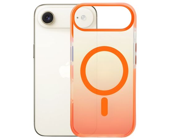 Чохол до мобільного телефона BeCover FIBRA Shock-Proof MagSafe Apple iPhone 17 Air Orange (715457)