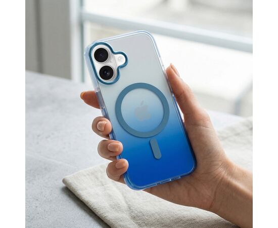Чохол до мобільного телефона BeCover FIBRA Shock-Proof MagSafe Apple iPhone 17 Blue (715440), зображення 7