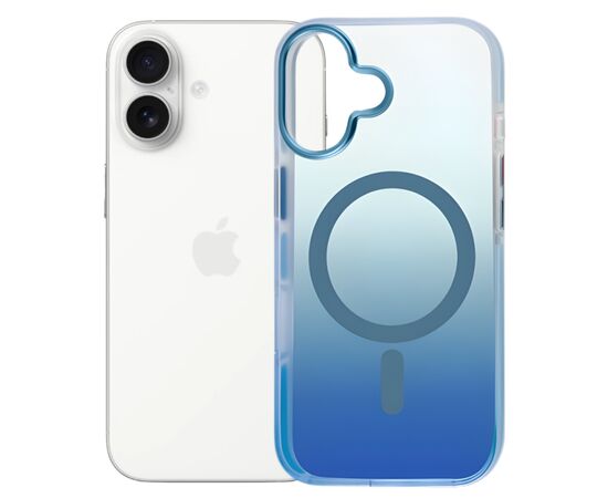 Чохол до мобільного телефона BeCover FIBRA Shock-Proof MagSafe Apple iPhone 17 Blue (715440)