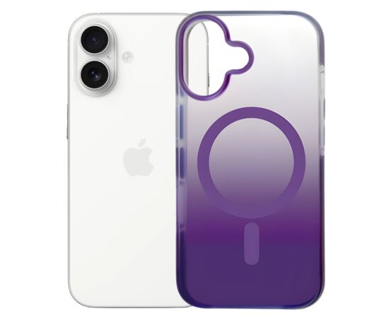 Чохол до мобільного телефона BeCover FIBRA Shock-Proof MagSafe Apple iPhone 17 Deep Purple (715442)