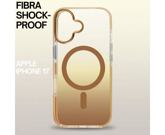 Чохол до мобільного телефона BeCover FIBRA Shock-Proof MagSafe Apple iPhone 17 Gold (715444), зображення 4