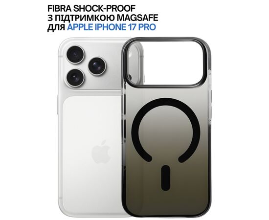 Чохол до мобільного телефона BeCover FIBRA Shock-Proof MagSafe Apple iPhone 17 Pro Black (715460), зображення 4