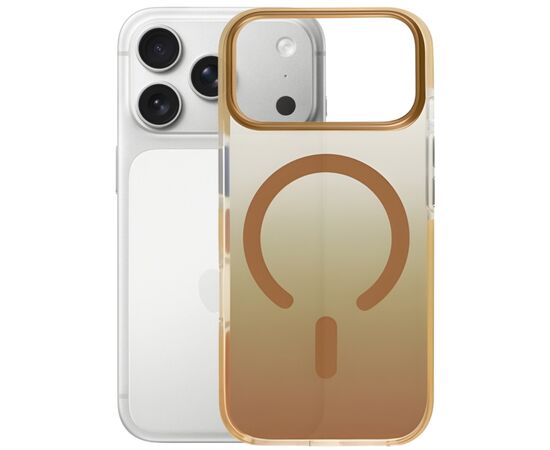 Чохол до мобільного телефона BeCover FIBRA Shock-Proof MagSafe Apple iPhone 17 Pro Gold (715463)