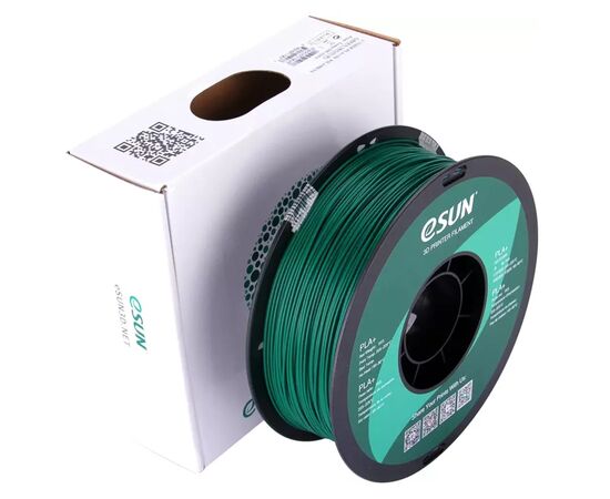 Пластик для 3D-принтера eSUN PLA+ P1.75мм, 1кг, green (PLA+P175G1)