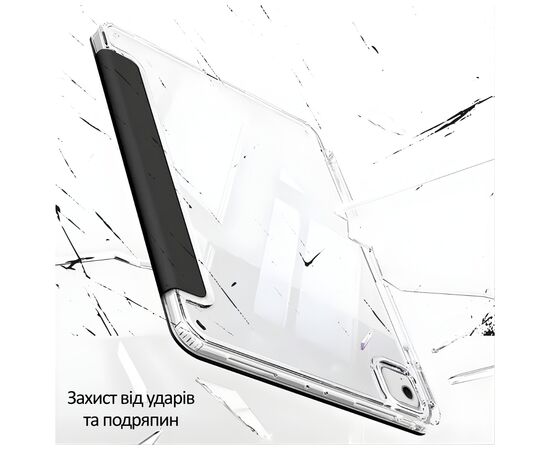 Чохол до планшета BeCover Ultra Slim Origami Transparent Apple iPad Air 13" M4 2026 Black (715287), зображення 3