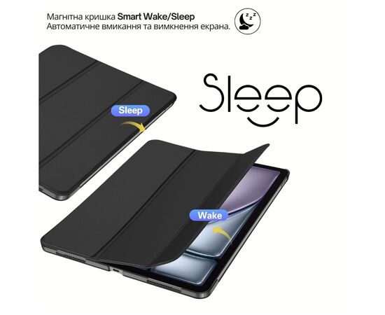 Чехол для планшета BeCover Tri Fold Hard Apple iPad Air 13" M4 2026 Black (715333), изображение 3