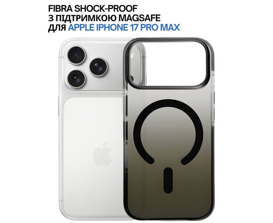 Чохол до мобільного телефона BeCover FIBRA Shock-Proof MagSafe Apple iPhone 17 Pro Max Black (715468), зображення 4