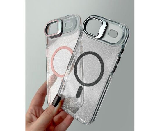 Чохол до мобільного телефона BeCover FIBRA Star Shine MagSafe Apple iPhone 17 Air Light Pink (715421), зображення 5