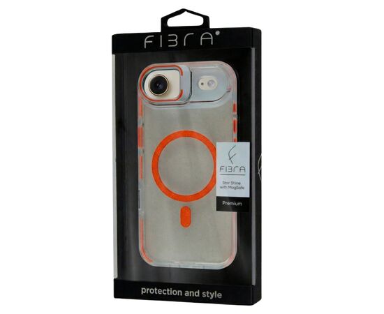 Чохол до мобільного телефона BeCover FIBRA Star Shine MagSafe Apple iPhone 17 Air Orange (715422), зображення 5