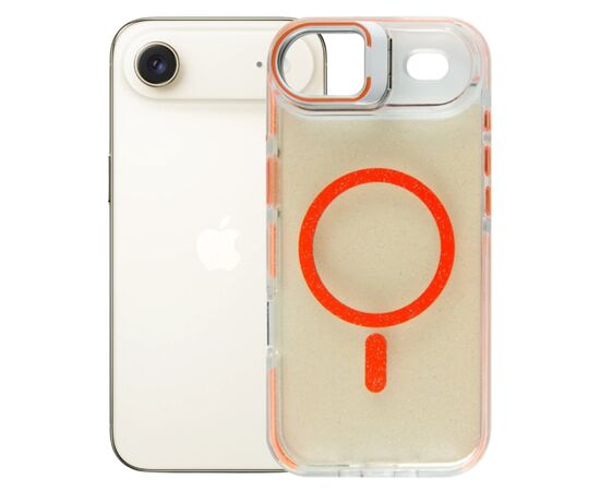 Чохол до мобільного телефона BeCover FIBRA Star Shine MagSafe Apple iPhone 17 Air Orange (715422)