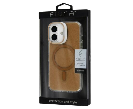 Чохол до мобільного телефона BeCover FIBRA Star Shine MagSafe Apple iPhone 17 Desert Gold (715412), зображення 5