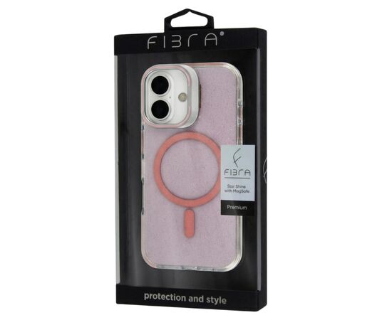 Чохол до мобільного телефона BeCover FIBRA Star Shine MagSafe Apple iPhone 17 Light Pink (715414), зображення 5